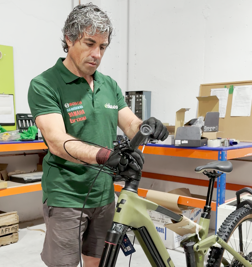Montage de bici electrica