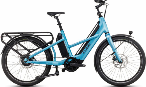 Bicicleta Eléctrica Cube Longtail Hybrid 1350 blue´n´reflex