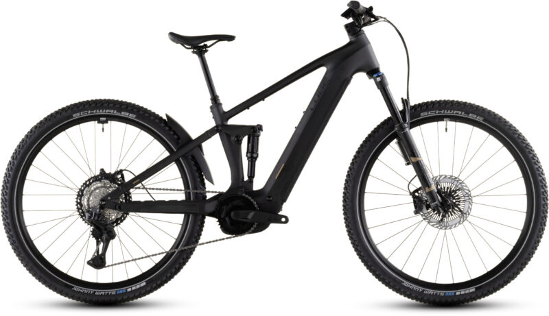 Bicicleta Eléctrica Cube Stereo Hybrid ONE22 SLT 800 prizmblack´n´black 2026