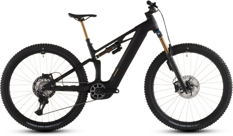 Bicicleta Eléctrica Cube Stereo Hybrid ONE44 HPC AT 800 carbon´n´gold 2026