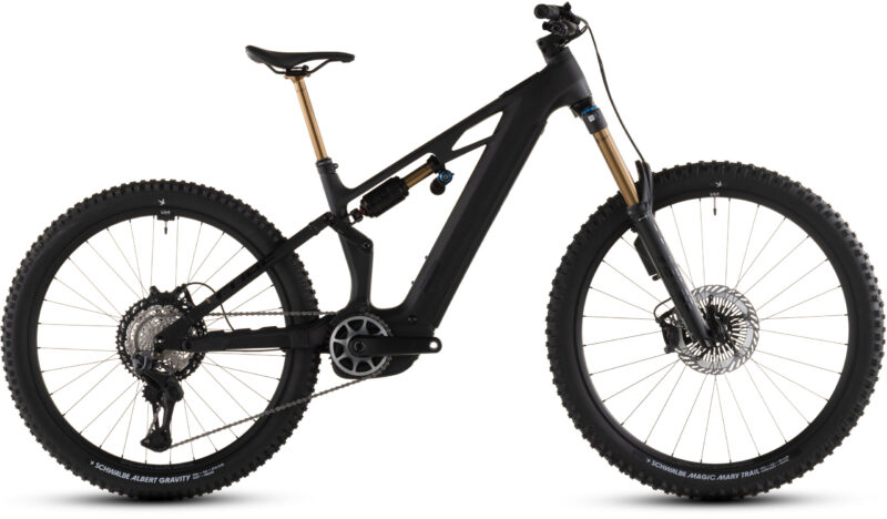 Bicicleta Eléctrica Cube Stereo Hybrid ONE77 HPC AT 800 carbon´n´gold 2026