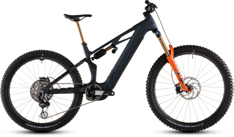 Bicicleta Eléctrica Cube Stereo Hybrid ONE77 HPC SLT 800 galaxy´n´orange 2026
