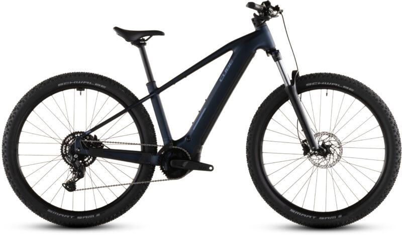 Bicicleta Eléctrica Cube Reaction Hybrid Performance 600 indigoblue´n´reflex Barra alta 2026