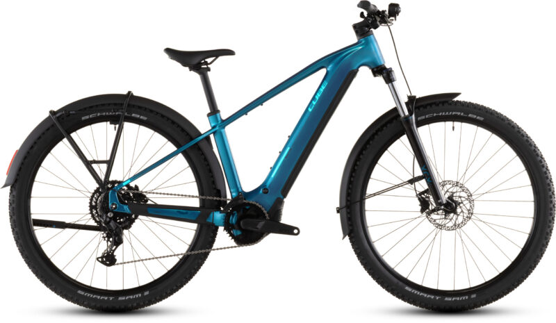 Bicicleta Eléctrica Cube Reaction Hybrid Performance 600 FE electricblue´n´dazzle Barra alta 2026