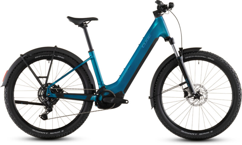 Bicicleta Eléctrica Cube Reaction Hybrid Performance 600 FE electricblue´n´dazzle Cuadro abierto 2026