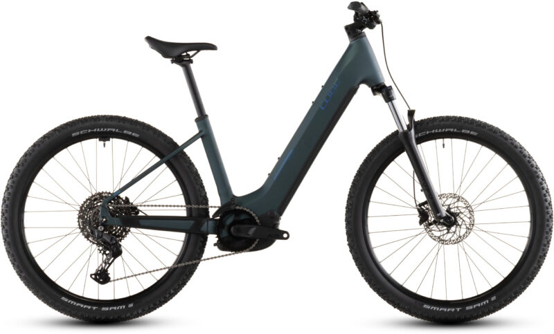 Bicicleta Eléctrica Cube Reaction Hybrid ONE 800 royalgreen´n´prism Cuadro abierto 2026