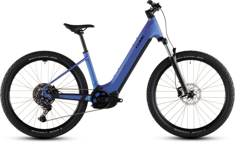 Bicicleta Eléctrica Cube Reaction Hybrid ONE 600 blueiris´n´reflect Cuadro abierto 2026