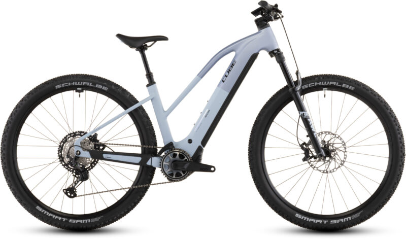Bicicleta Eléctrica Cube Reaction Hybrid SLX 800 gauzegrey´n´iceblue Cuadro semiabierto 2026