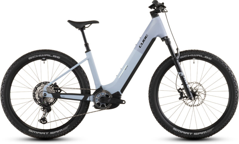 Bicicleta Eléctrica Cube Reaction Hybrid SLX 800 gauzegrey´n´iceblue Cuadro abierto 2026