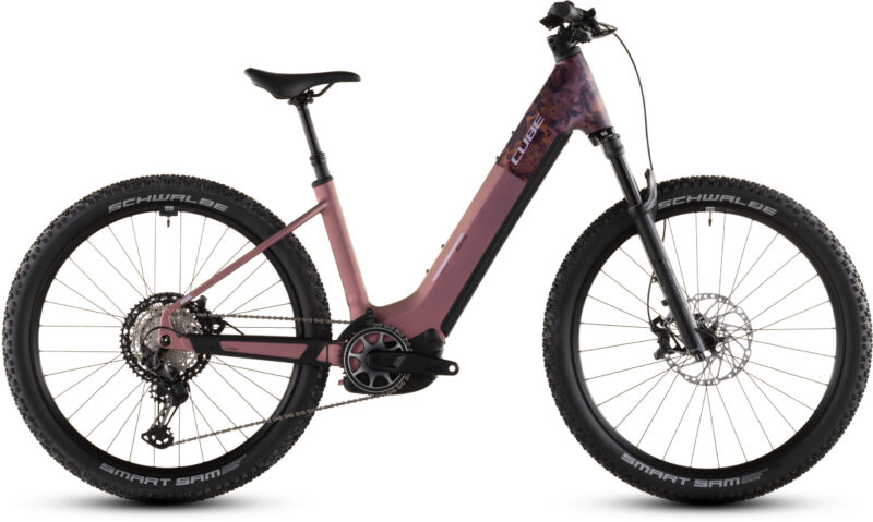 Bicicleta Eléctrica Cube Reaction Hybrid SLX 800 shiftblush´n´art Cuadro abierto 2026