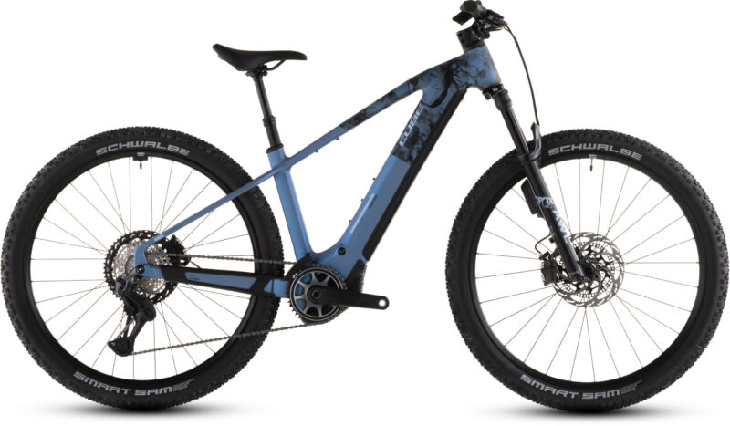 Bicicleta Eléctrica Cube Reaction Hybrid SLT 800 hazeblue´n´fume Barra alta 2026