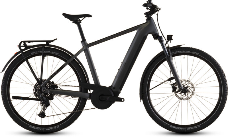 Bicicleta Eléctrica Cube Nuride Hybrid Performance 600 slabgrey´n´black Barra alta 2026