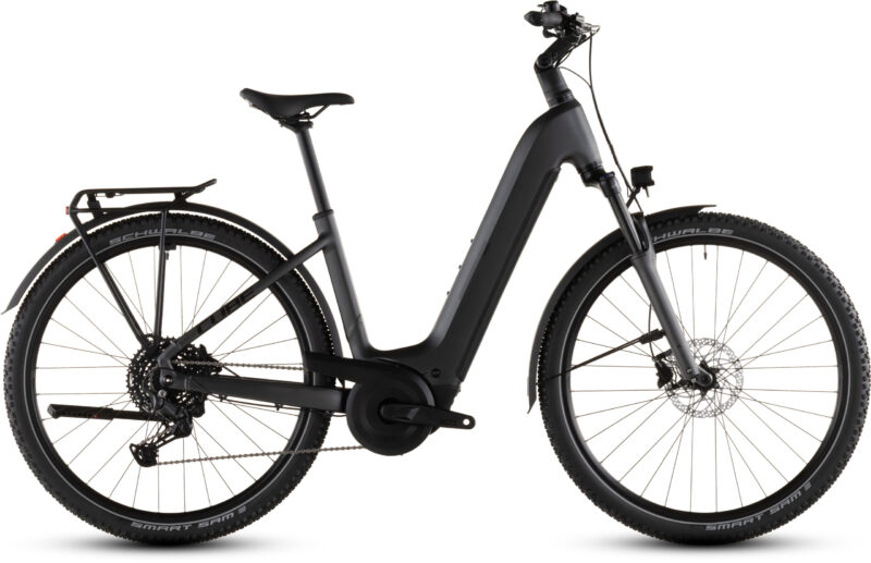 Bicicleta Eléctrica Cube Nuride Hybrid Performance 600 slabgrey´n´black Cuadro abierto 2026