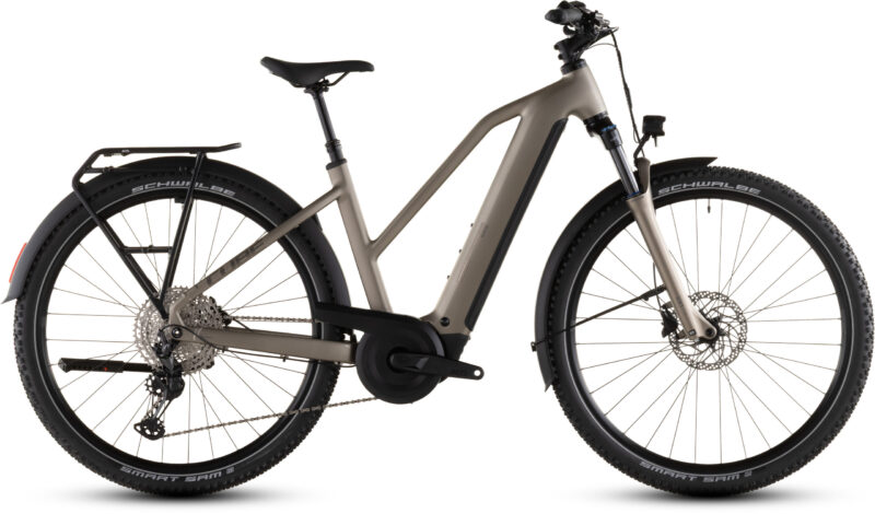 Bicicleta Eléctrica Cube Nuride Hybrid Pro 600 flashstone´n´chrome Cuadro semiabierto 2026