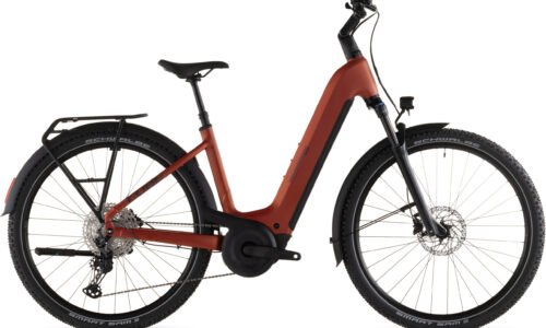 Bicicleta Eléctrica Cube Nuride Hybrid Pro 600 chilli´n´black Cuadro abierto 2026