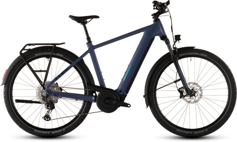 Bicicleta Eléctrica Cube Nuride Hybrid EXC 800 jeansblue´n´blue Barra alta 2026