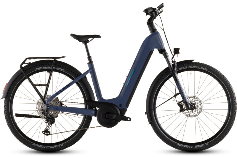 Bicicleta Eléctrica Cube Nuride Hybrid EXC 800 jeansblue´n´blue Cuadro abierto 2026