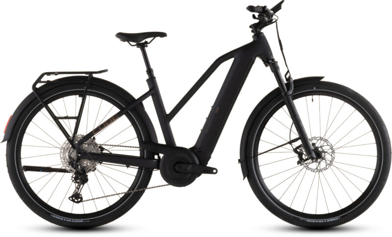 Bicicleta Eléctrica Cube Nuride Hybrid SLX 800 black´n´gold Cuadro semiabierto 2026