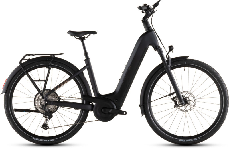 Bicicleta Eléctrica Cube Nuride Hybrid SLX 800 black´n´gold Cuadro abierto 2026