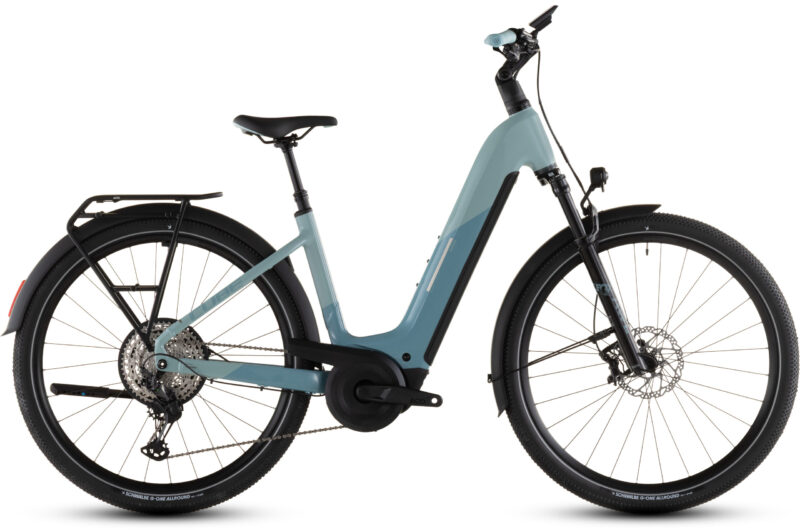 Bicicleta Eléctrica Cube Nuride Hybrid SLX 800 skylight´n´arubablue Cuadro abierto 2026