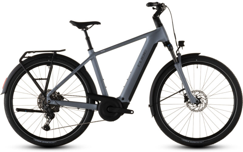 Bicicleta Eléctrica Cube Touring Hybrid Pro 800 pearlgrey´n´grey Barra alta 2026