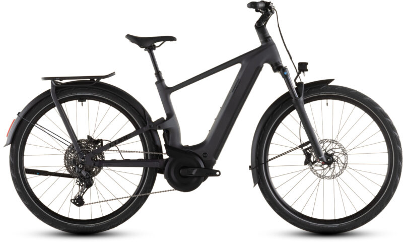Bicicleta Eléctrica Cube Kathmandu Hybrid ONE11 HPC Pro 800 slabgrey´n´black Barra alta 2026