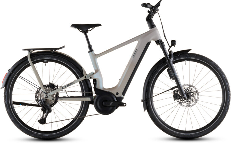 Bicicleta Eléctrica Cube Kathmandu Hybrid ONE11 HPC SLT 800 glintsand´n´oatgrey Barra alta 2026