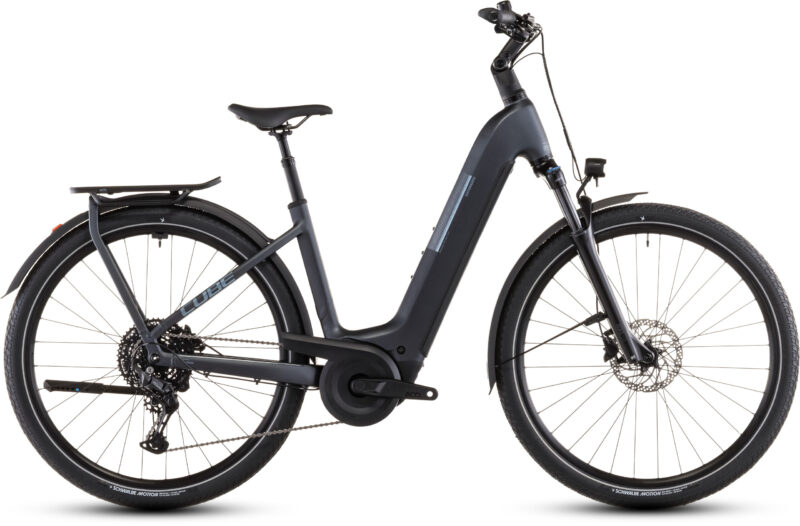 Bicicleta Eléctrica Cube Kathmandu Hybrid ONE 800 metallicgrey´n´grey Cuadro abierto 2026