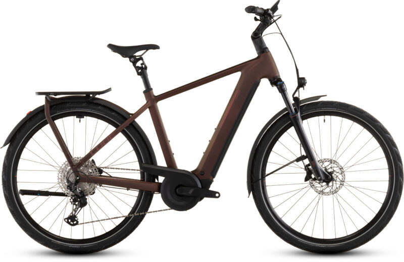 Bicicleta Eléctrica Cube Kathmandu Hybrid Pro 800 sunglow´n´chrome Barra alta 2026