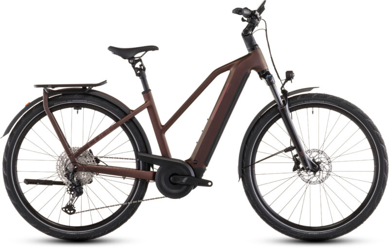Bicicleta Eléctrica Cube Kathmandu Hybrid Pro 800 sunglow´n´chrome Cuadro semiabierto 2026