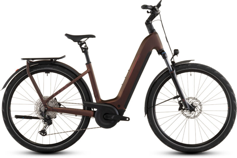 Bicicleta Eléctrica Cube Kathmandu Hybrid Pro 800 sunglow´n´chrome Cuadro abierto 2026
