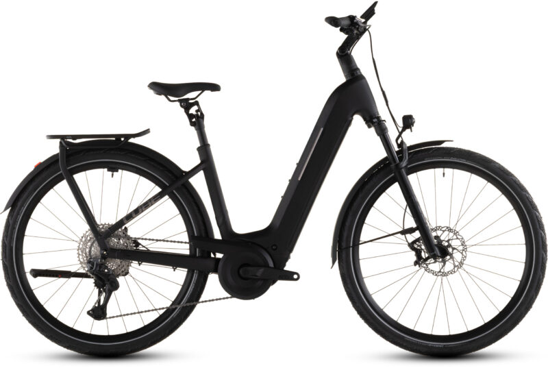 Bicicleta Eléctrica Cube Kathmandu Hybrid SLX 800 silverdust´n´chrome Cuadro abierto 2026