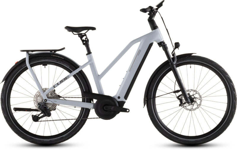 Bicicleta Eléctrica Cube Kathmandu Hybrid SLX 800 foggrey´n´grey Cuadro semiabierto 2026