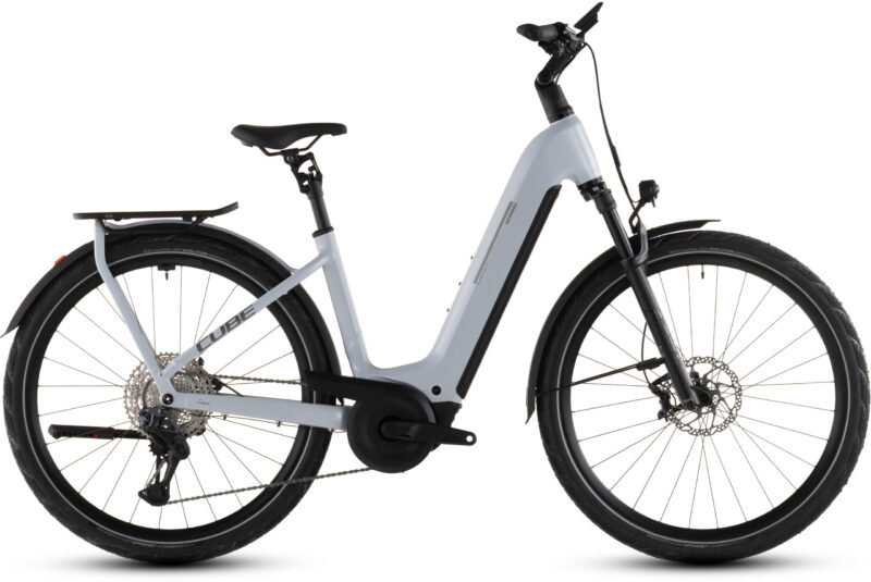 Bicicleta Eléctrica Cube Kathmandu Hybrid SLX 800 foggrey´n´grey Cuadro abierto 2026