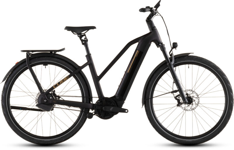Bicicleta Eléctrica Cube Kathmandu Hybrid Comfort SLX 800 solareclipse´n´gold Cuadro semiabierto 2026
