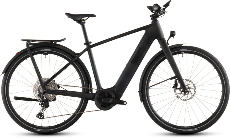 Bicicleta Eléctrica Cube Kathmandu Hybrid C:62 SLX 400X liquidblack´n´bluedust Barra alta 2026