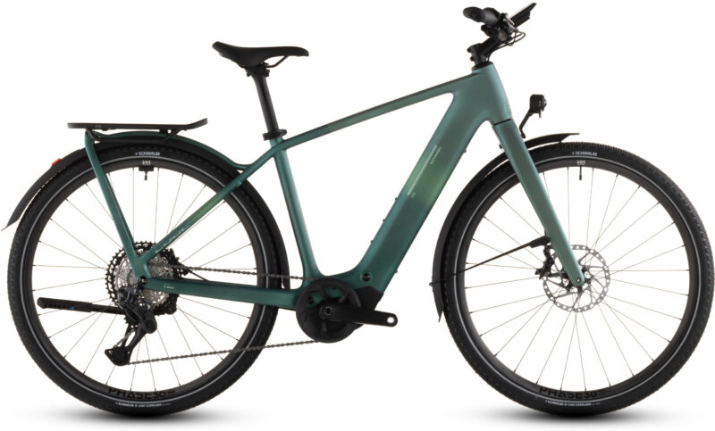 Bicicleta Eléctrica Cube Kathmandu Hybrid C:62 SLT 400X seafoam´n´chrome Barra alta 2026