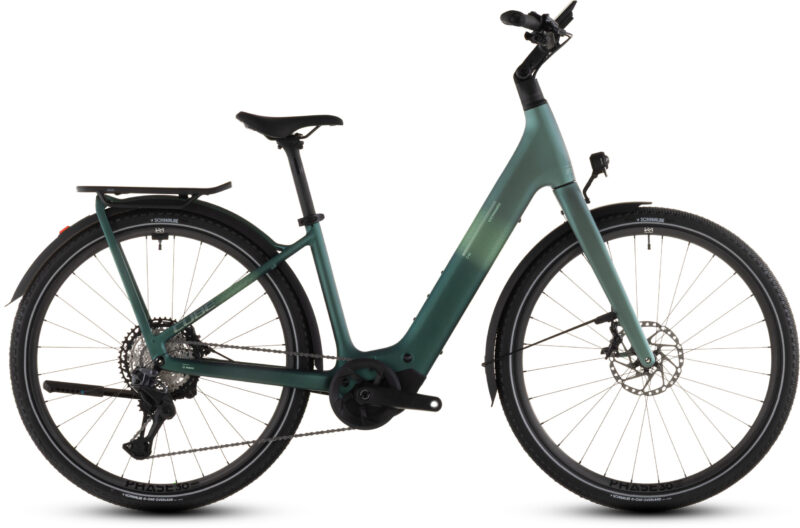 Bicicleta Eléctrica Cube Kathmandu Hybrid C:62 SLT 400X seafoam´n´chrome Cuadro abierto 2026