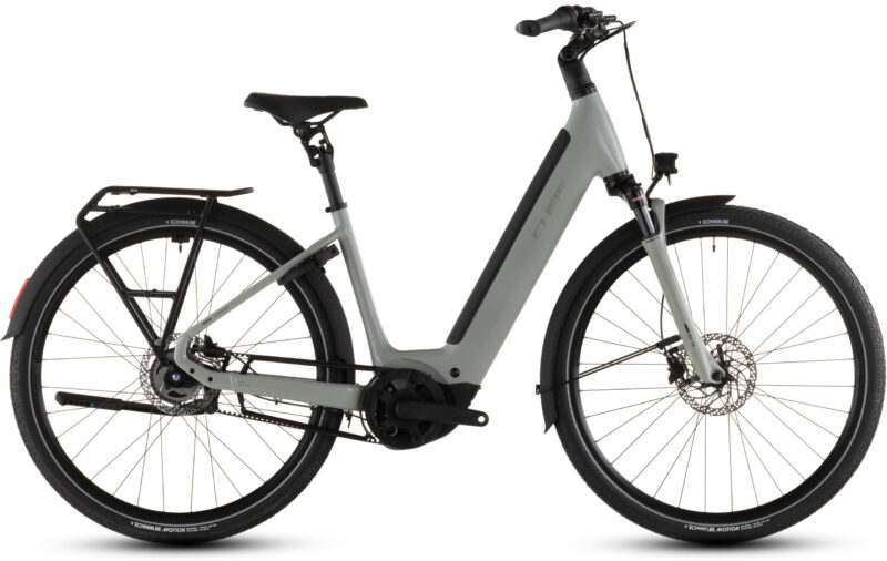 Bicicleta Eléctrica Cube Supreme Hybrid Deluxe ONE 600 ashgreen´n´chrome 2026