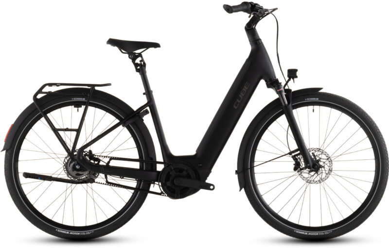 Bicicleta Eléctrica Cube Supreme RT Hybrid Deluxe EX 600 black´n´chrome 2026