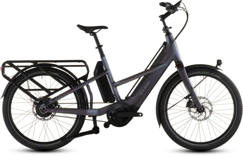 Bicicleta Eléctrica Cube Longtail Hybrid Comfort 800 haze´n´reflex 2026