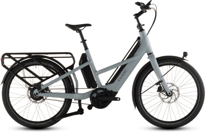 Bicicleta Eléctrica Cube Longtail Hybrid Comfort 800 mineralgrey´n´reflex 2026