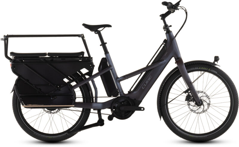 Bicicleta Eléctrica Cube Longtail Hybrid Comfort Family 800 haze´n´reflex 2026