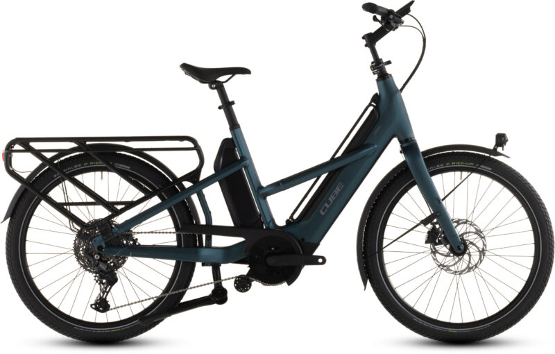 Bicicleta Eléctrica Cube Longtail Hybrid 800 royalgreen´n´black 2026