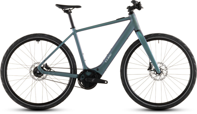 Bicicleta Eléctrica Cube Editor Hybrid SLT 400X smaragdgrey´n´prism Barra alta 2026