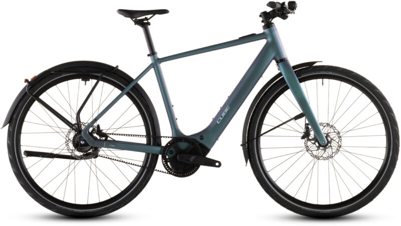 Bicicleta Eléctrica Cube Editor Hybrid SLT 400X FE smaragdgrey´n´prism Barra alta 2026