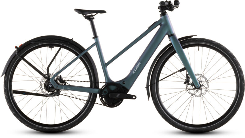 Bicicleta Eléctrica Cube Editor Hybrid SLT 400X FE smaragdgrey´n´prism Cuadro semiabierto 2026