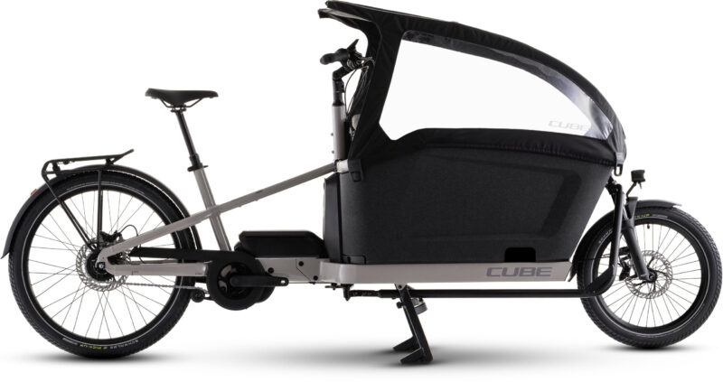 Bicicleta Eléctrica Cube Cargo Hybrid Comfort Pro Family 800 oatgrey´n´reflex 2026