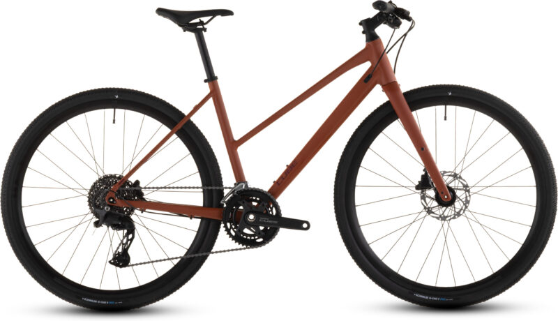 Bicicleta Cube Nulane Race amber´n´black Cuadro semiabierto 2026
