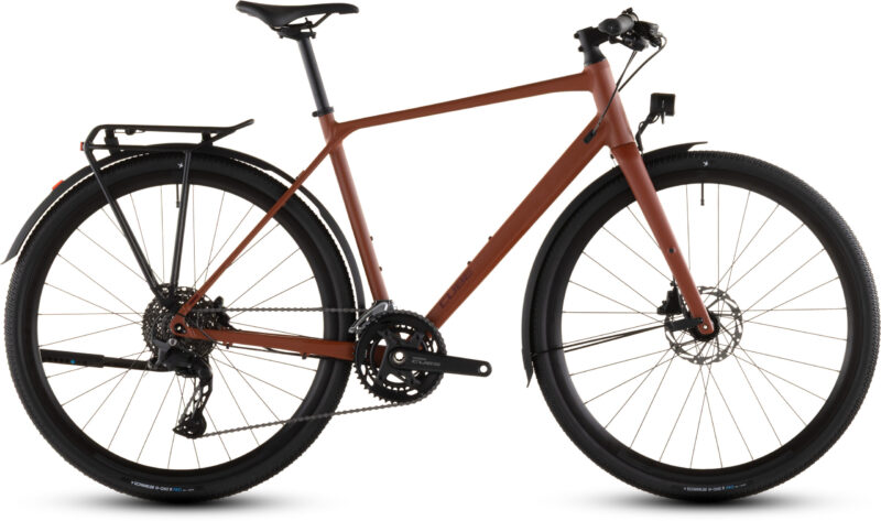 Bicicleta Cube Nulane Race FE amber´n´black Barra alta 2026
